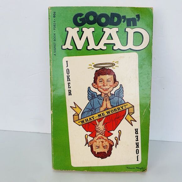 1969 Mad Magazine Good 'N' Mad Comic Paperback Book Joker Signet First Printing - Picture 1 of 13